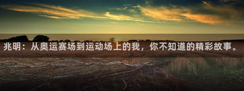 3377体育官方正版app五金厂：兆明：从奥运赛场到运动场上